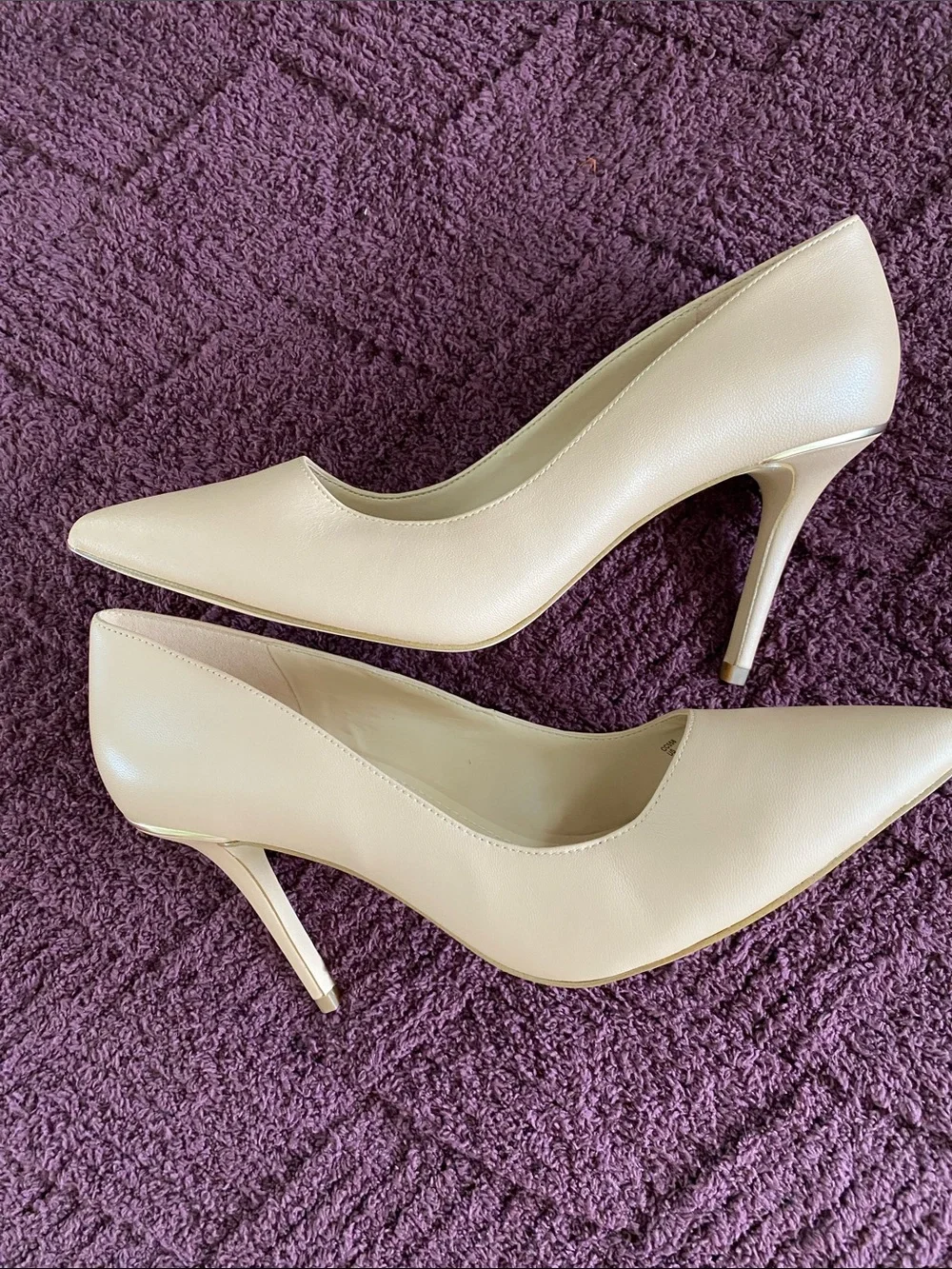 Coach Women's Pointed-Toe Pumps in Blush Nude